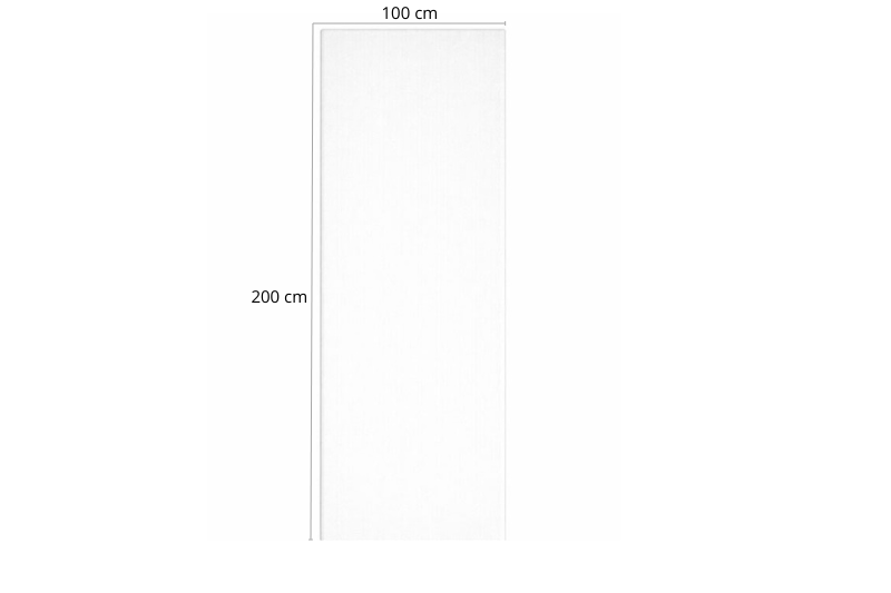Lámina de Espuma Acústica Blanca 20 mm,1m x 2m (2m²) Pack x 9 Unidades 1