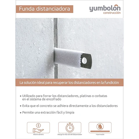 Funda Distanciadora 3 mm- Rollo x 250m