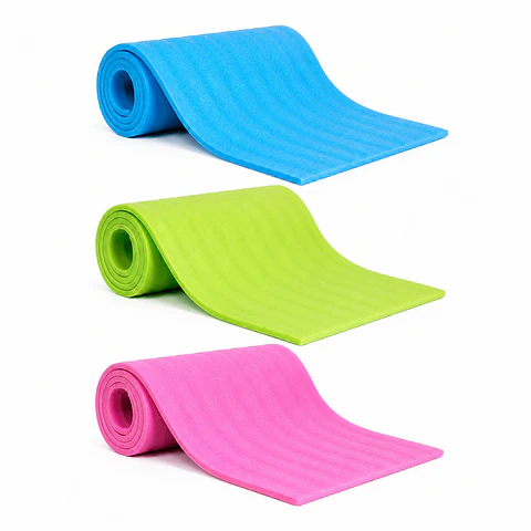 Colchoneta Multiusos  Colores Variados 180cm x 60cm x 1cm Set x 24