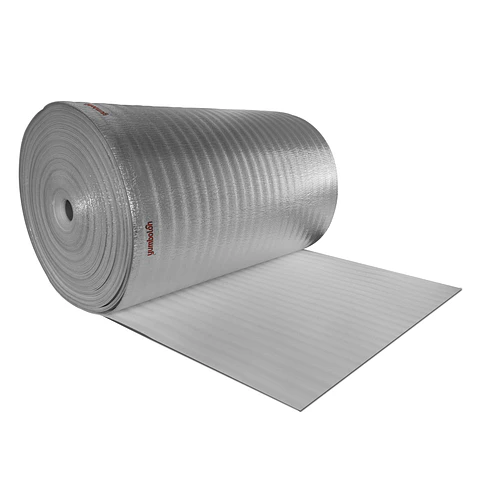 Rollo de Espuma 15mm Blanca con Metalizado ,1.15m x 25m (28.75m²)