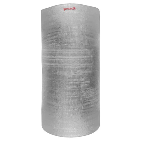 Rollo de Espuma Termo Acústica 15mm Negra con Metalizado ,1.15m x 25m (28,75m²)