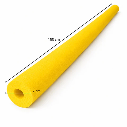 Flotador de Espuma 7cm x 153 cm Amarillo Pqt X 50 Unid