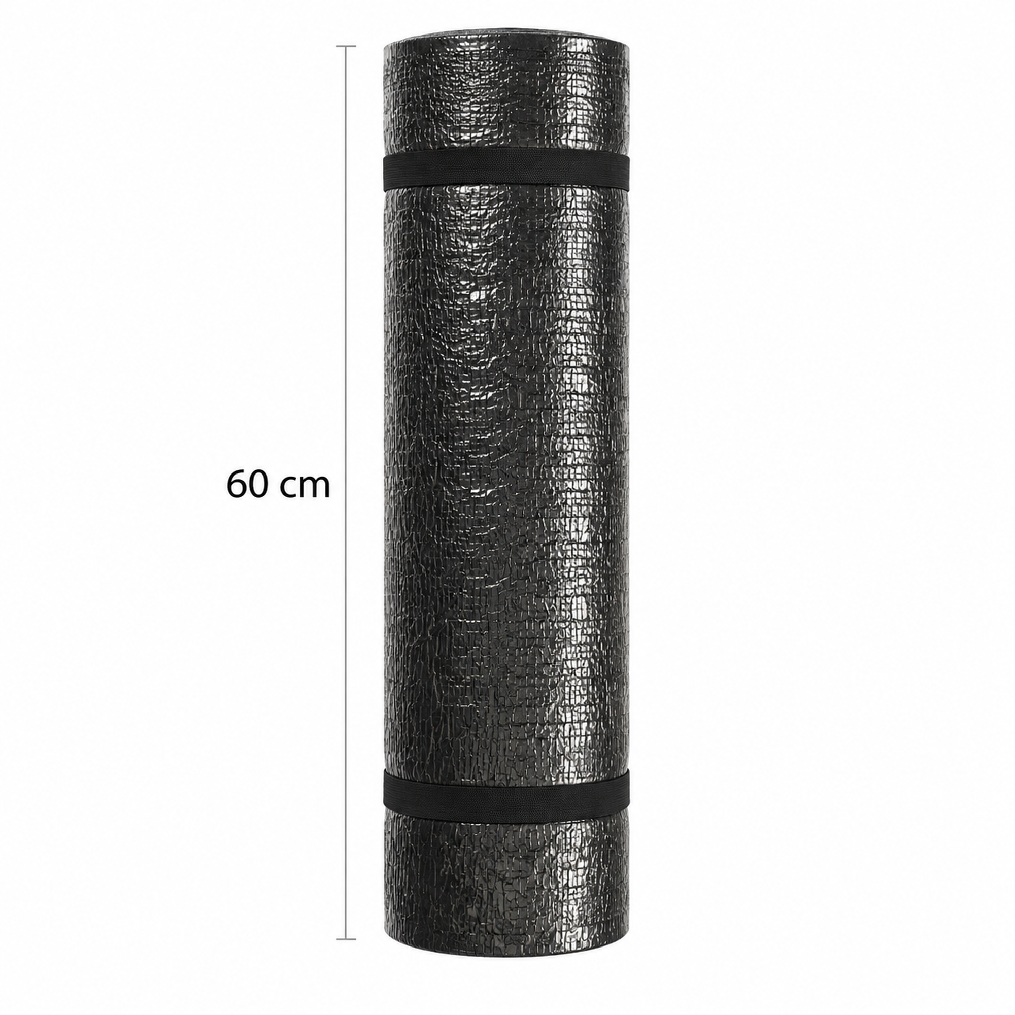 Colchoneta Multiusos  Negra Metalizado Negro 10mm ,180cm x 60cm 2