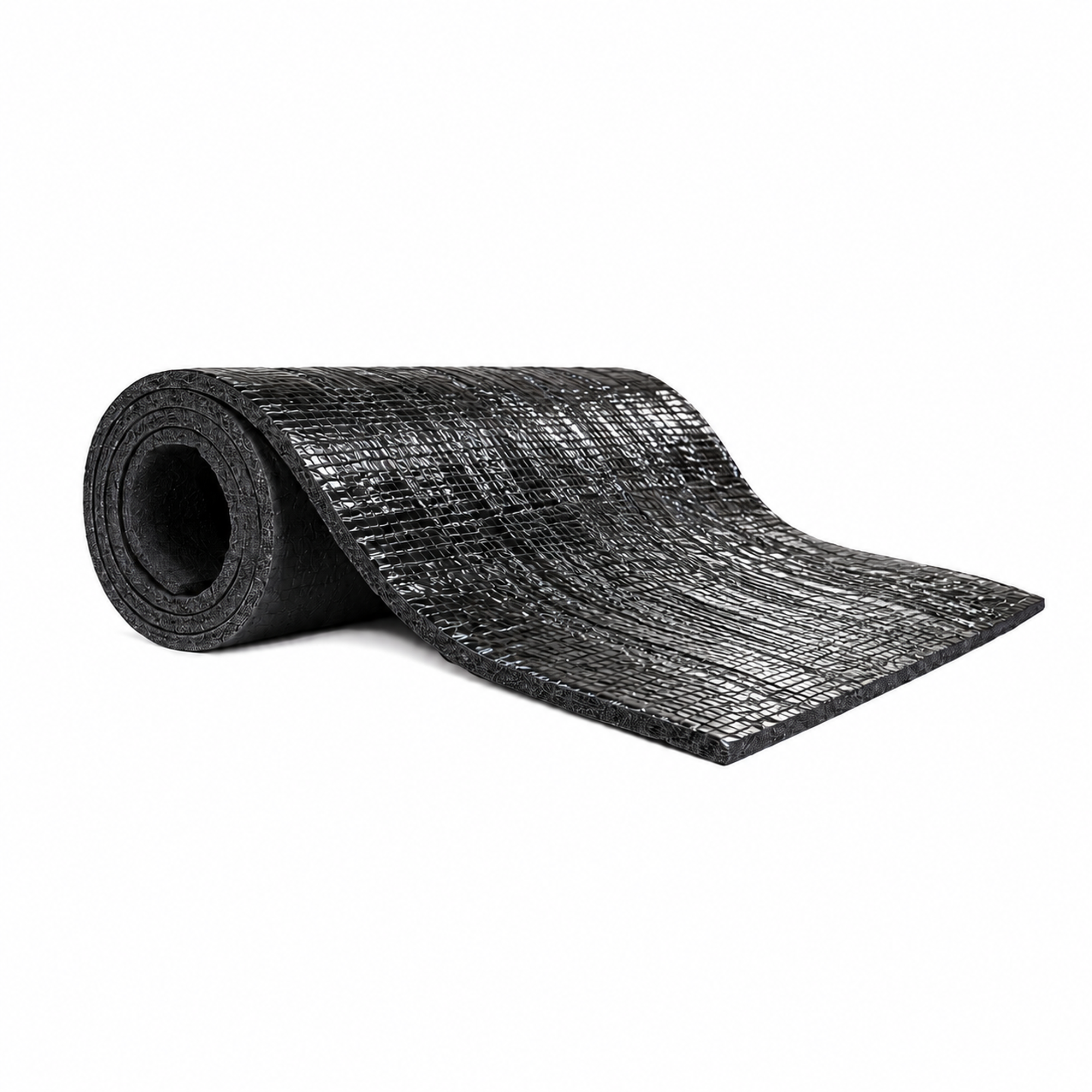 Colchoneta Multiusos  Negra Metalizado Negro 10mm ,180cm x 60cm 5