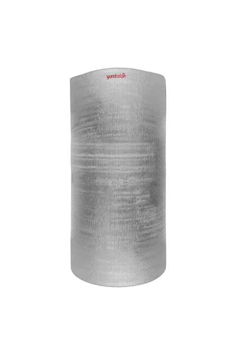 Rollo de Espuma Termo Acústica,10mm Negra con Metalizado ,1.22m x 15m (18.3m²)  