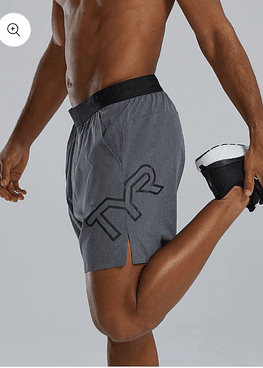 Short TYR Hydrosphere™ para hombre, sin forro, 7", con logo grande y liso ENTREGA 25/11