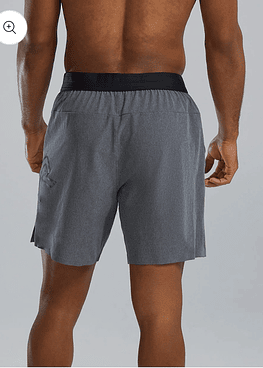 Short TYR Hydrosphere™ para hombre, sin forro, 7", con logo grande y liso ENTREGA 25/11