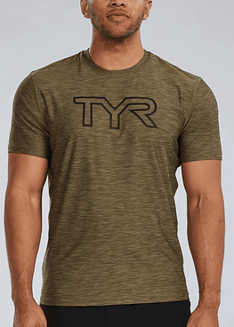 Camiseta TYR Airtec™ para hombre con logo grande 