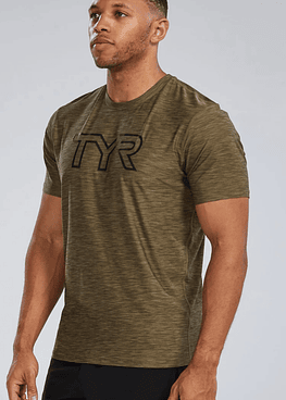 Camiseta TYR Airtec™ para hombre con logo grande 
