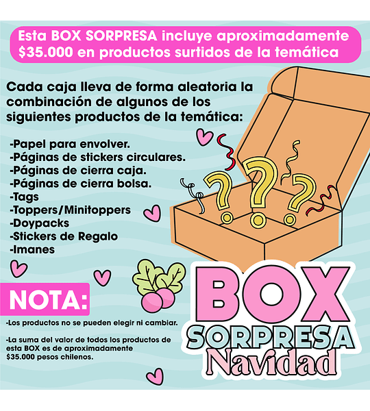 BOX SORPRESA "NAVIDAD"