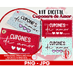 ❤️KIT DIGITAL DE CUPONERAS DE AMOR❤️