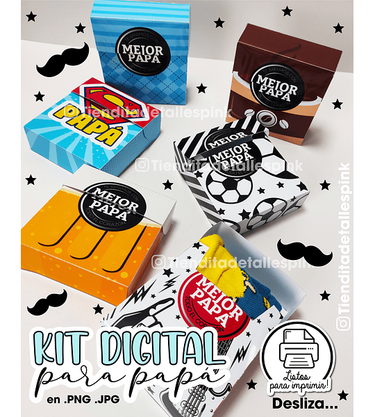 👔KIT DIGITAL EMPAQUES PARA PAPÁ👔