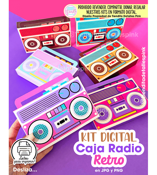 📻KIT DIGITAL CAJA RADIO RETRO📻