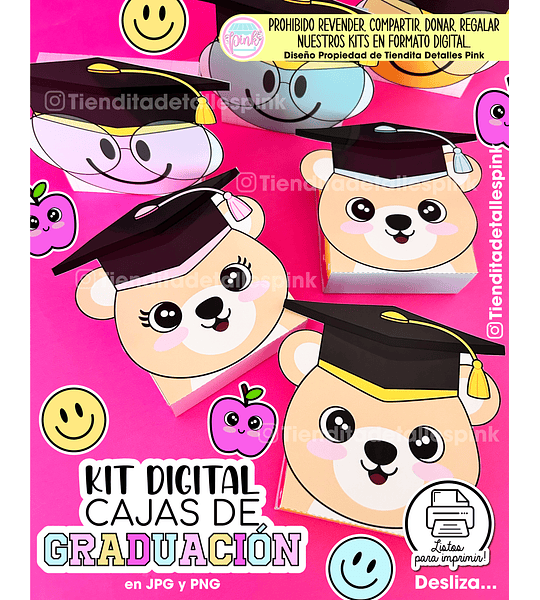 🎓KIT DIGITAL CAJAS DE GRADUACIÓN🎓