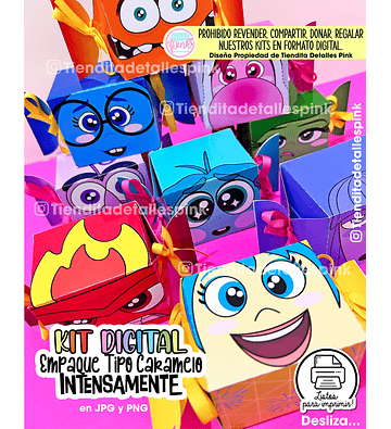 🌈✨KIT DIGITAL "CAJA CARAMELO INTENSAMENTE" ✨🌈