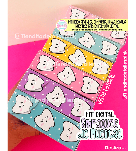 🦷KIT DIGITAL "EMPAQUES DE MUELITAS"🦷