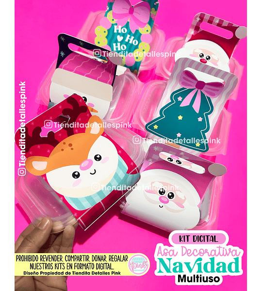 🎄 KIT DIGITAL “ASA DECORATIVA NAVIDAD MULTIUSO” 🎄