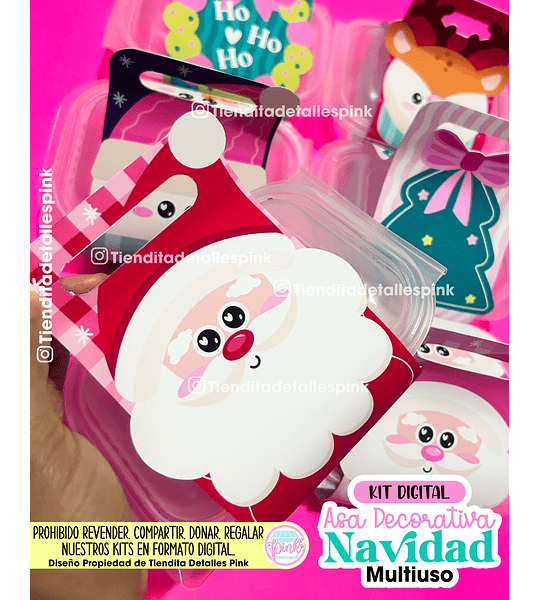 🎄 KIT DIGITAL “ASA DECORATIVA NAVIDAD MULTIUSO” 🎄