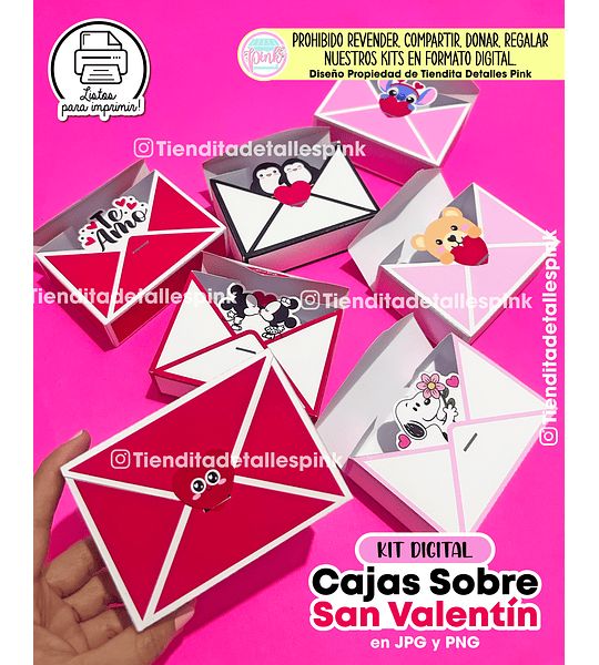 💌KIT DIGITAL "CAJAS SOBRE SAN VALENTÍN" 💌