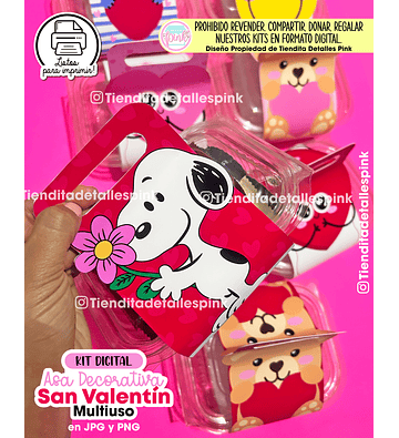 💖KIT DIGITAL "ASA DECORATIVA SAN VALENTÍN MULTIUSO"💖 