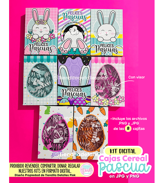 🐰✨ KIT DIGITAL “CAJAS CEREAL PASCUA” ✨🥕