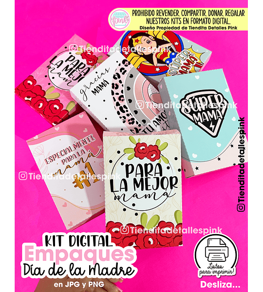 🌸Súper Promo: 4 Kits Digitales para Celebrar a Mamá🌸