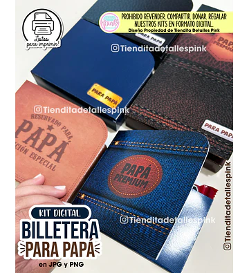 👔 KIT DIGITAL "BILLETERA PARA PAPÁ"