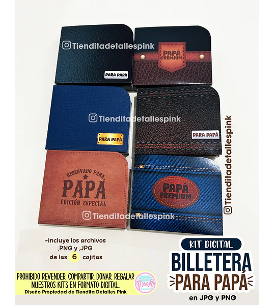 👔 KIT DIGITAL "BILLETERA PARA PAPÁ"