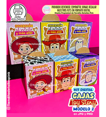 KIT DIGITAL "CAJAS TOY STORY - MODELO 2"