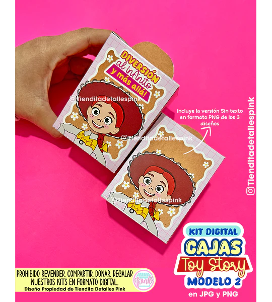 KIT DIGITAL "CAJAS TOY STORY - MODELO 2"