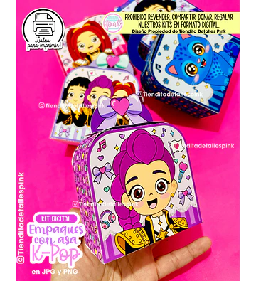 KIT DIGITAL "EMPAQUES CON ASA K-POP"