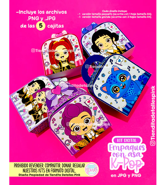 KIT DIGITAL "EMPAQUES CON ASA K-POP"
