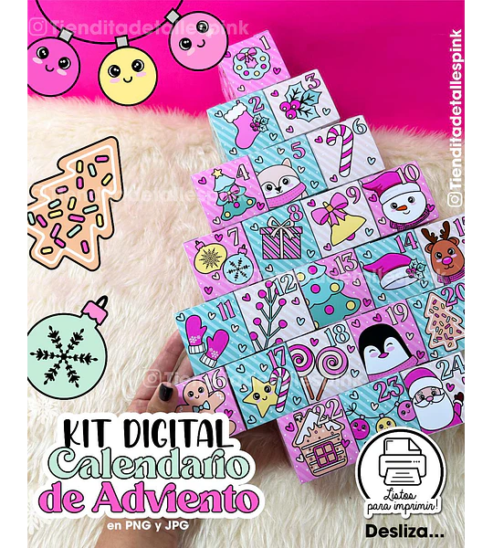 🎄 KIT DIGITAL PROMOCIÓN: 3 CALENDARIOS DE ADVIENTO 🎄