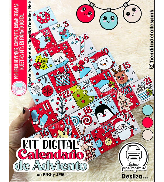 🎄 KIT DIGITAL PROMOCIÓN: 3 CALENDARIOS DE ADVIENTO 🎄