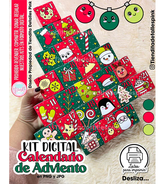 🎄 KIT DIGITAL PROMOCIÓN: 3 CALENDARIOS DE ADVIENTO 🎄