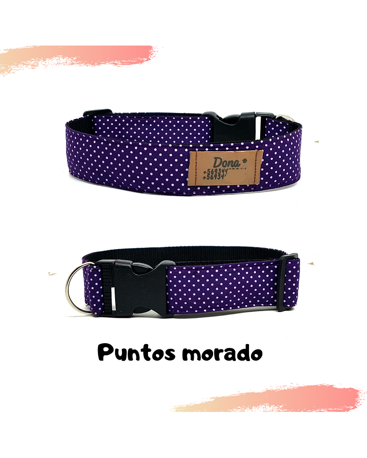 Puntos Morado 2.5cm 