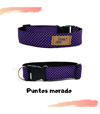 Puntos Morado  4cm 