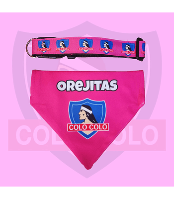 Pack Bandana Colo Colo Rosa