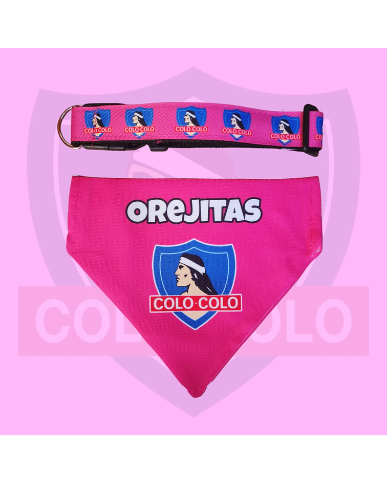 Pack Bandana Colo Colo Rosa