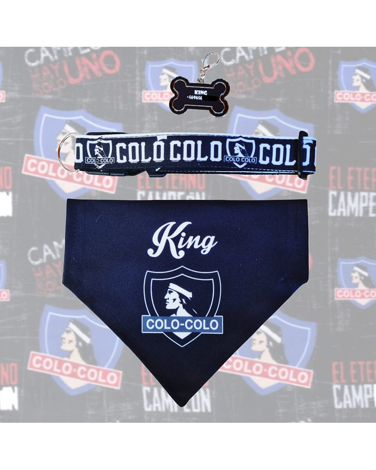Pack Bandana Colo Colo Black