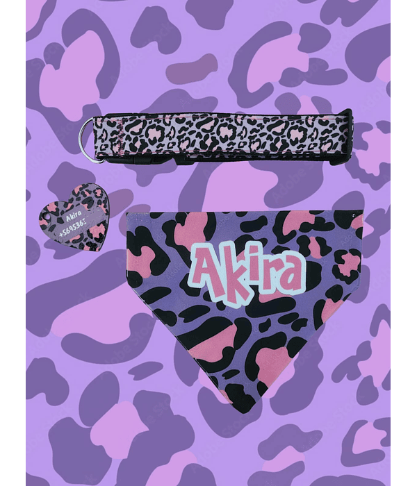 Pack Bandana Print Morado