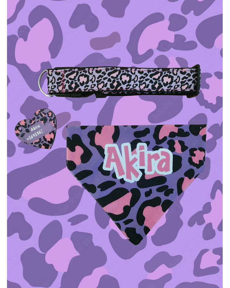 Pack Bandana Print Morado