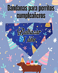 Pack Bandana Cumpleaños