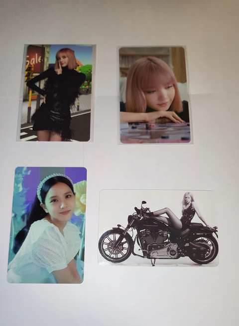 Photocards black pink 