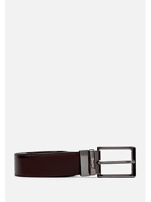 CORREA REVERSIBLE DE CUERO LISO