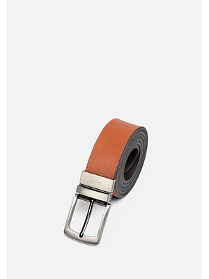 CORREA REVERSIBLE DE CUERO LISO