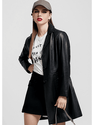 SACO LARGO DE ESTILO CLASICO