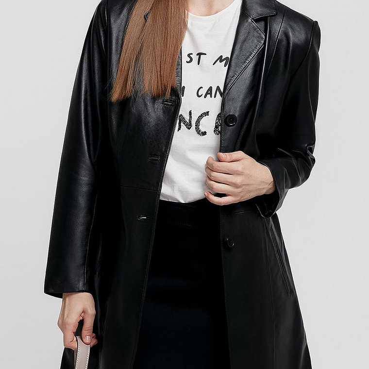 SACO LARGO DE ESTILO CLASICO 2