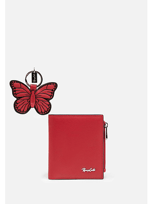 SET BILLETERA Y LLAVERO BUTTERFLY
