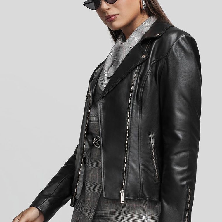 CASACA BLACK BIKER 1